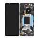 Schermo per Sony Xperia 5 IV XQ-CQ54, Black, Vetro touch con cornice, A5050962A, Genuine Service Pack