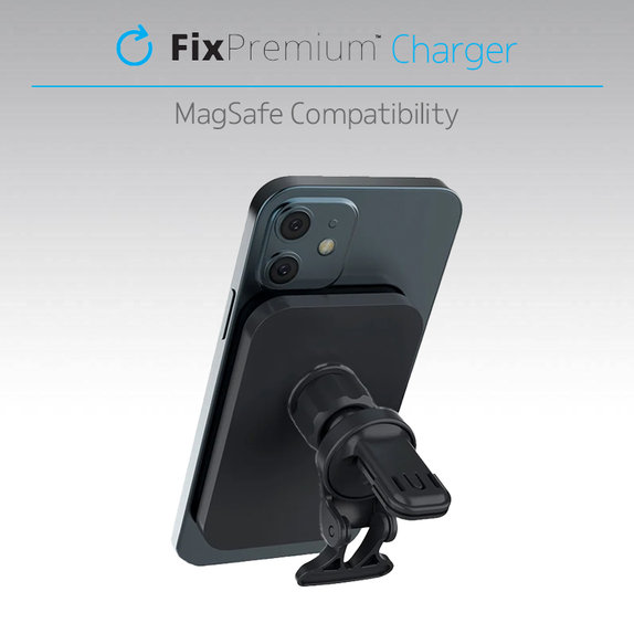 Caricatore da auto MagSafe V1, Black, FixPremium