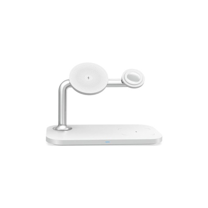 Supporto MagSafe 3in1 per iPhone, Apple Watch e AirPods, White, FixPremium