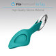 Portachiavi in silicone per AirTag, Blue, FixPremium