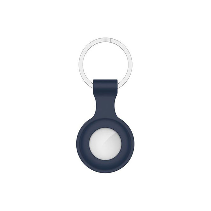 Portachiavi in silicone per AirTag, Blue, FixPremium