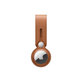 Portachiavi in pelle per AirTag, Brown, FixPremium