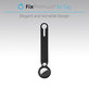 Portachiavi in pelle per AirTag, Blue, FixPremium