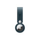 Portachiavi in pelle per AirTag, Blue, FixPremium