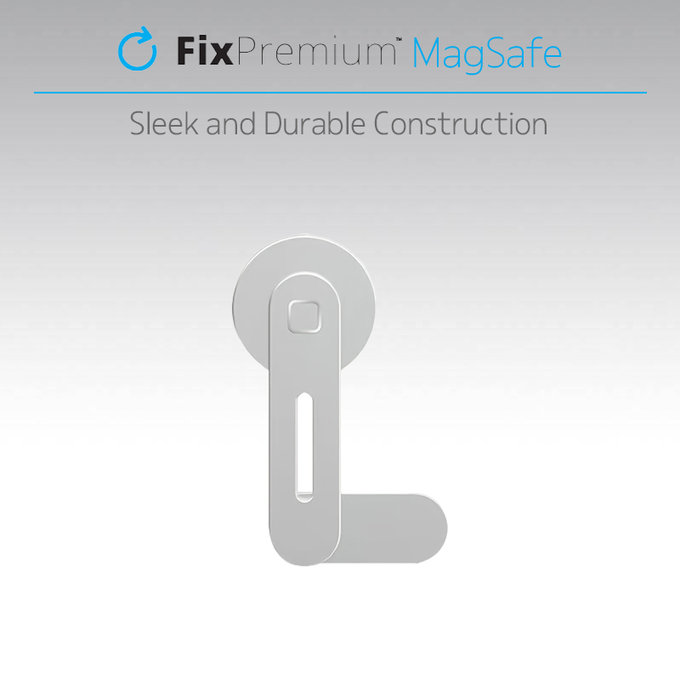 Supporto MagSafe per iPhone per notebook, Silver, FixPremium