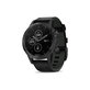 Cinturino in pelle per Garmin QuickFit 26mm, Black, FixPremium