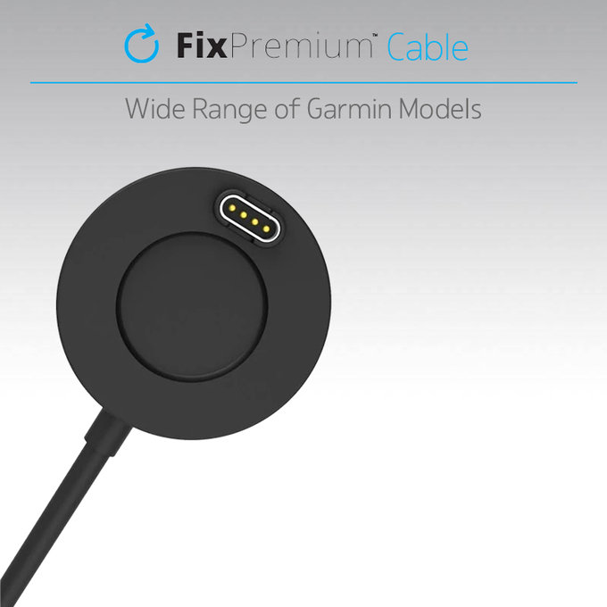 Stazione di ricarica per Garmin Watch, Black, FixPremium
