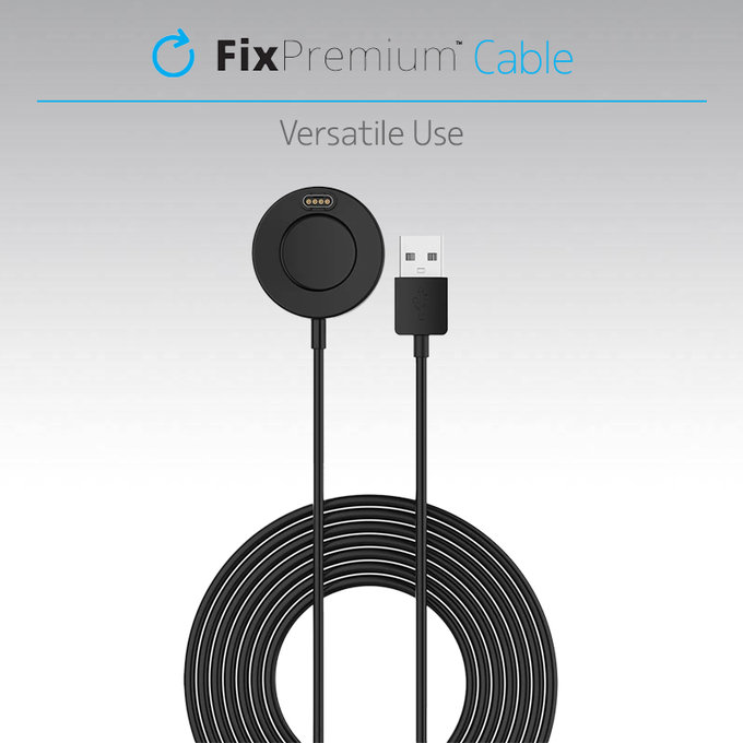 Stazione di ricarica per Garmin Watch, Black, FixPremium
