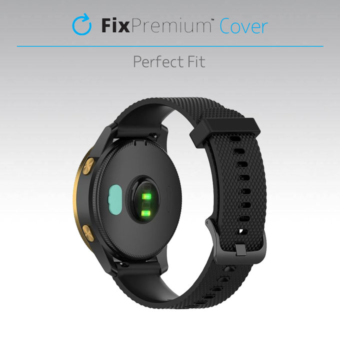 Copertura della porta di ricarica per Garmin Watch, Black, FixPremium