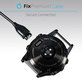 Cavo di ricarica USB-C per Garmin Watch, Black, FixPremium