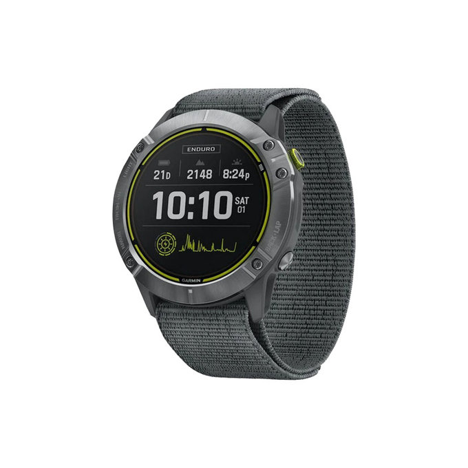 Cinturino in nylon per Garmin 22mm, Grey, FixPremium