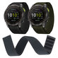 Cinturino in nylon per Garmin 22mm, Black, FixPremium