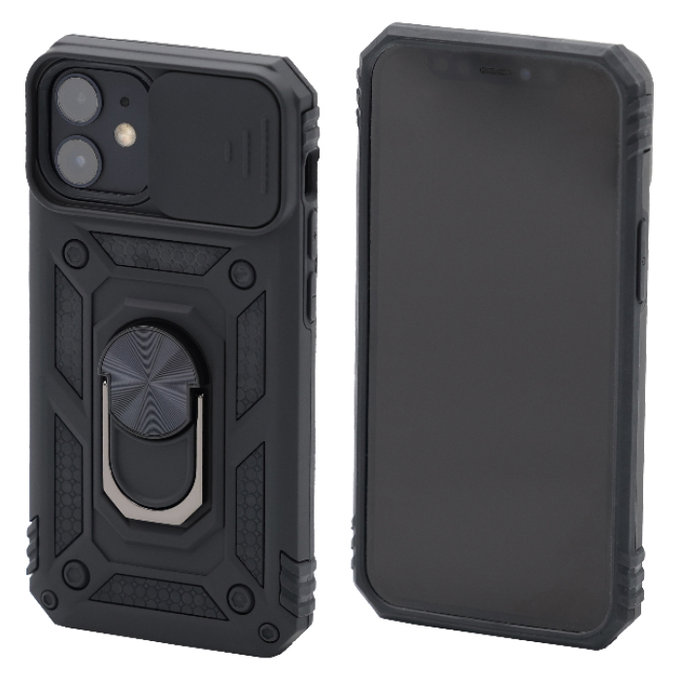 Custodia CamShield per iPhone 12 mini, Black, FixPremium