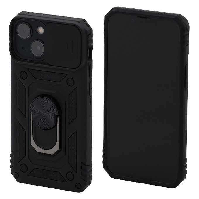 Custodia CamShield per iPhone 13 mini, Black, FixPremium