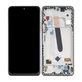 Schermo OLED per Xiaomi Poco F3, Night Black, Vetro touch con cornice