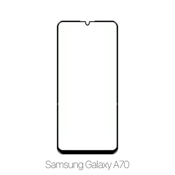 Vetro temperato FullCase per Samsung A70, FixPremium