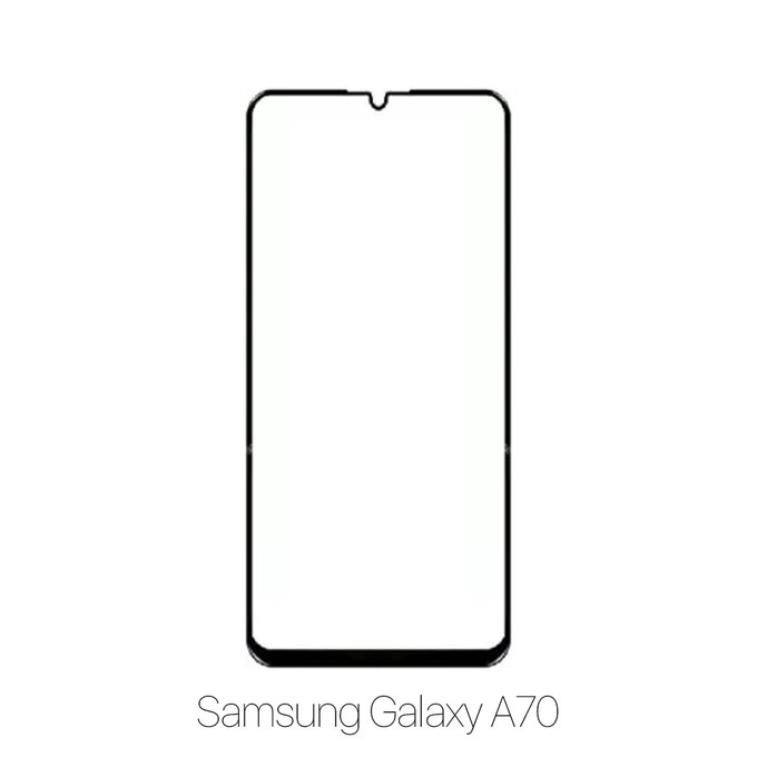 Vetro temperato FullCase per Samsung A70, FixPremium