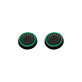Set di cappucci per levette controller 2pcs per PS4 e PS5, Green, FixPremium