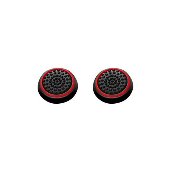 Set di cappucci per levette controller 2pcs per PS4 e PS5, Red, FixPremium