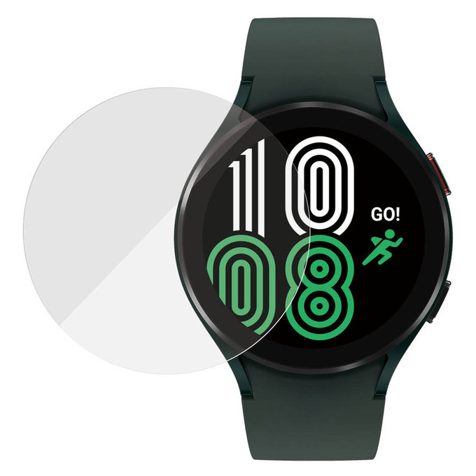 Vetro temperato Flat Glass AB per Samsung Galaxy Watch4 44 mm, Trasparente, PanzerGlass