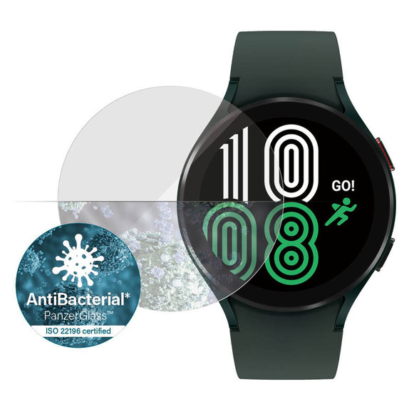 Vetro temperato Flat Glass AB per Samsung Galaxy Watch4 44 mm, Trasparente, PanzerGlass