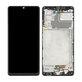 Schermo OLED per Samsung A42 5G A426B, Black, Vetro touch con cornice