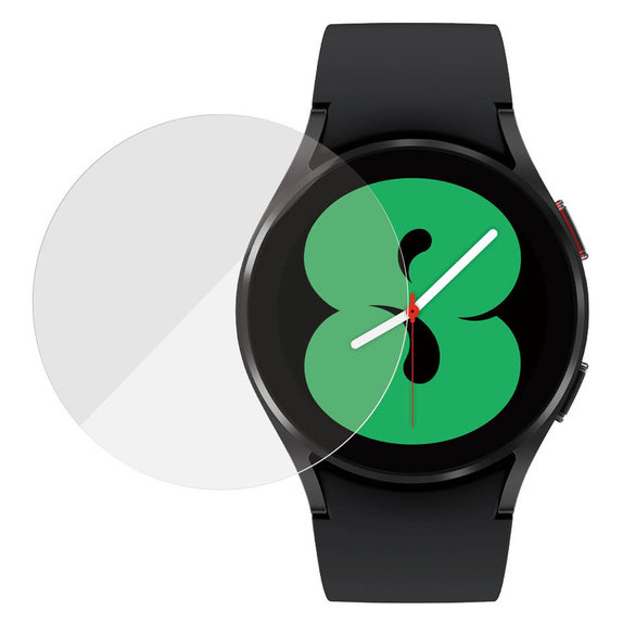 Vetro temperato Flat Glass AB per Samsung Galaxy Watch 4 40 mm, Trasparente, PanzerGlass