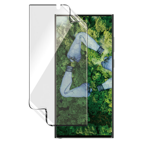 Vetro ibrido Matrix UWF AB FP wA per Samsung Galaxy S23 Ultra, Trasparente, PanzerGlass