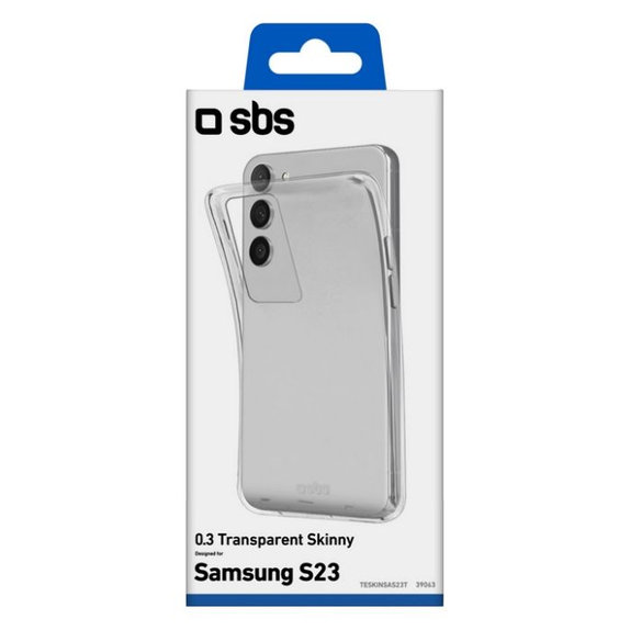 Custodia Skinny per Samsung S23, Transparent, SBS