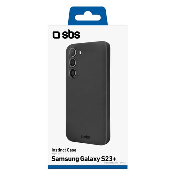 Custodia Instinct per Samsung S23+, Black, SBS