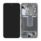 Schermo per Samsung S23 S911B, Green, Vetro touch con cornice, GH82-30481C, GH82-30480C, Genuine Service Pack