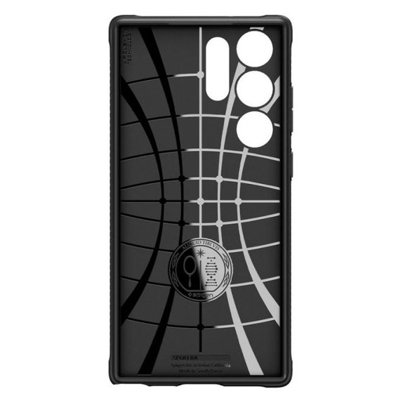 Custodia Rugged Armor per Samsung S23 Ultra, Matte Black, Spigen