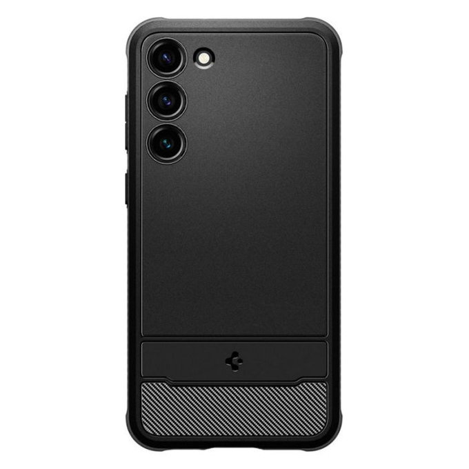 Custodia Rugged Armor per Samsung S23, Matte Black, Spigen