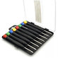 Set cacciaviti per telefoni, tablet e notebook 8 pz, Baku BK-6108