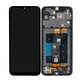 Schermo per Samsung A14 5G A146B, Black, Vetro touch con cornice, GH82-30658A, GH81-23315A, GH81-23640A, Genuine Service Pack