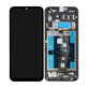 Schermo per Samsung A14 A145R, Black, Vetro touch con cornice, GH81-23541A, GH81-23540A, Genuine Service Pack