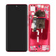 Schermo per Motorola Edge 30 Fusion, Viva Magenta, Vetro touch con cornice, 5D68C22034, Genuine Service Pack