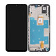 Schermo per Honor X7a RKY-LX1 RKY-LX2, Midnight Black, Vetro touch con cornice, 0235AENA, Genuine Service Pack
