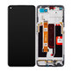 Schermo per Oppo A54 5G, A74 5G, Fluid Black, Vetro touch con cornice