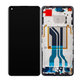 Schermo OLED per Realme GT 2 5G RMX3310 RMX3312, Steel Black, Vetro touch con cornice