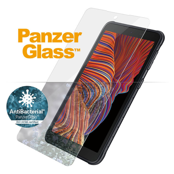Vetro temperato Case Friendly AB per Samsung Galaxy Xcover 5, Trasparente, PanzerGlass