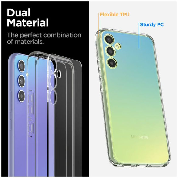Custodia Ultra Hybrid per Samsung A34 5G, Crystal Clear, Spigen