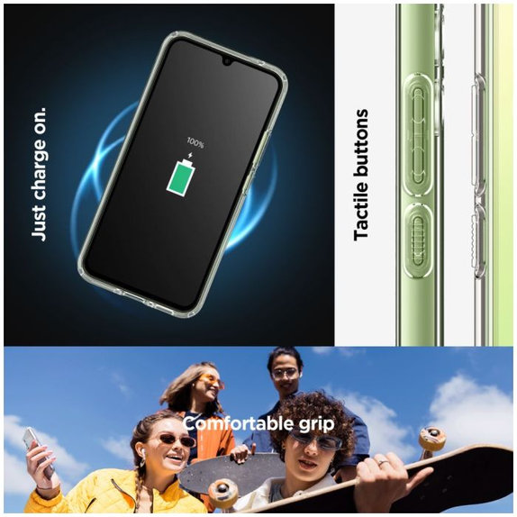 Custodia Ultra Hybrid per Samsung A34 5G, Crystal Clear, Spigen