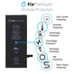 Batteria per iPhone 12, 12 Pro, 2815mAh, FixPremium