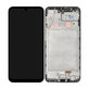Schermo per Samsung A24 A245, Black, Vetro touch con cornice, GH82-28686A, Genuine Service Pack