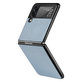 Custodia Carbon per Samsung Z Flip 2, Blue, FixPremium