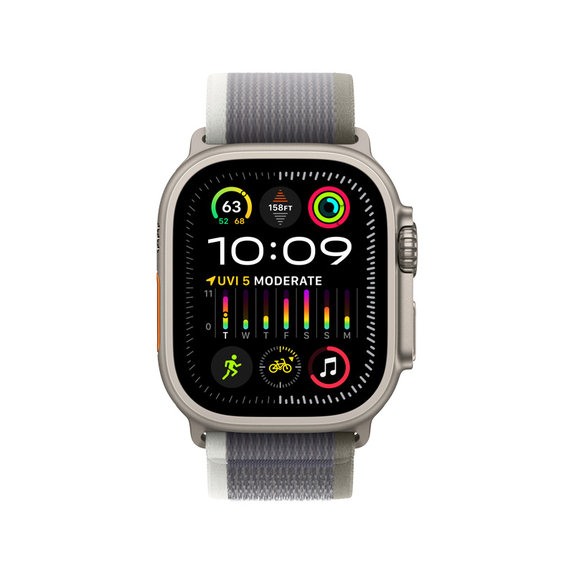 Cinturino Trail Loop per Apple Watch 42, 44, 45 e 49mm, Gray, FixPremium