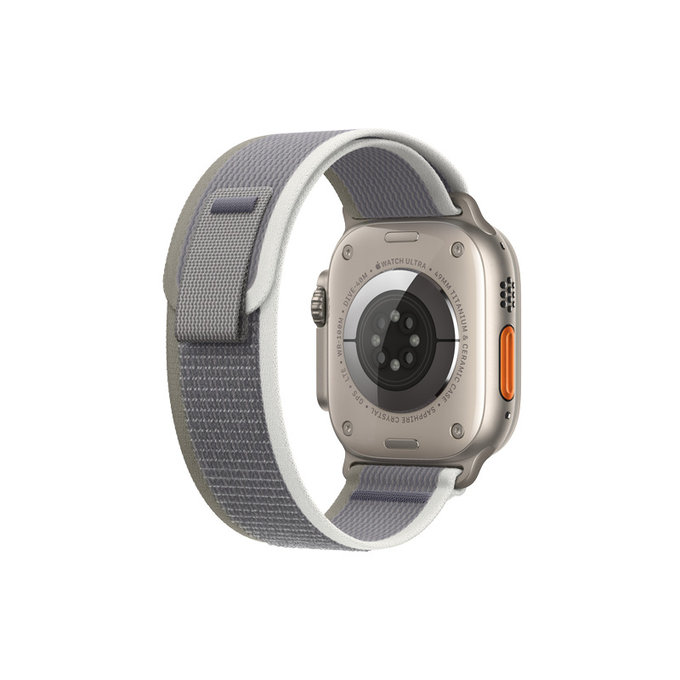 Cinturino Trail Loop per Apple Watch 42, 44, 45 e 49mm, Gray, FixPremium