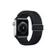Cinturino Solo Loop per Apple Watch 42, 44, 45 e 49mm, Black, FixPremium