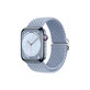 Cinturino Solo Loop per Apple Watch 42, 44, 45 e 49mm, Light Blue, FixPremium